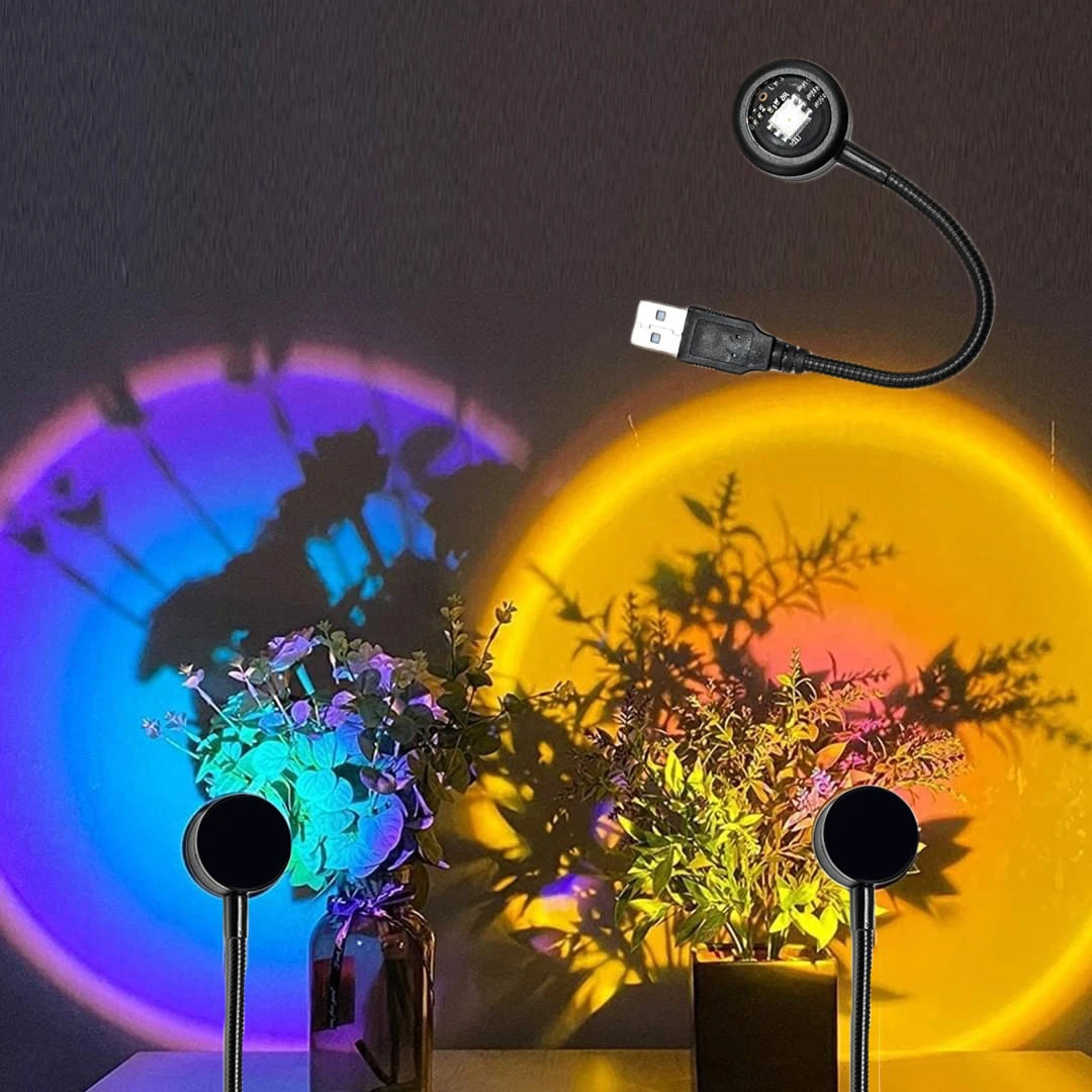 360° Sunset Projection Lamp