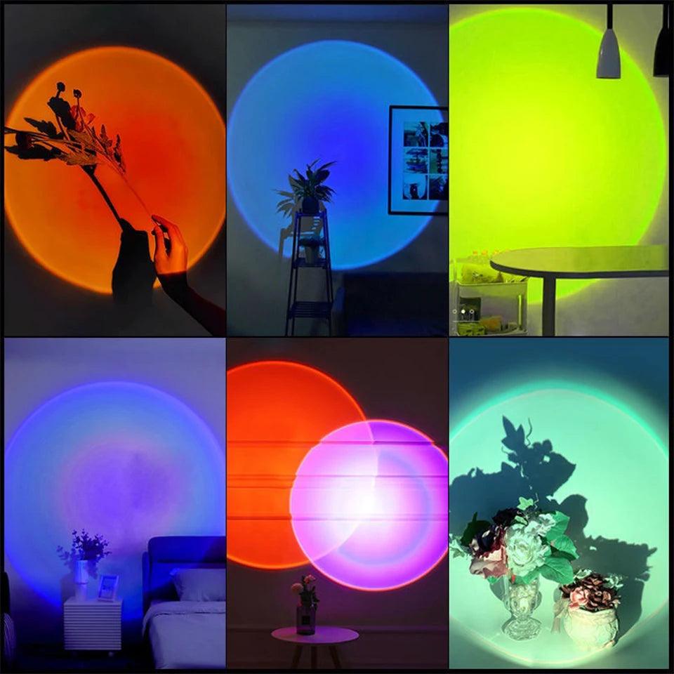 360° Sunset Projection Lamp